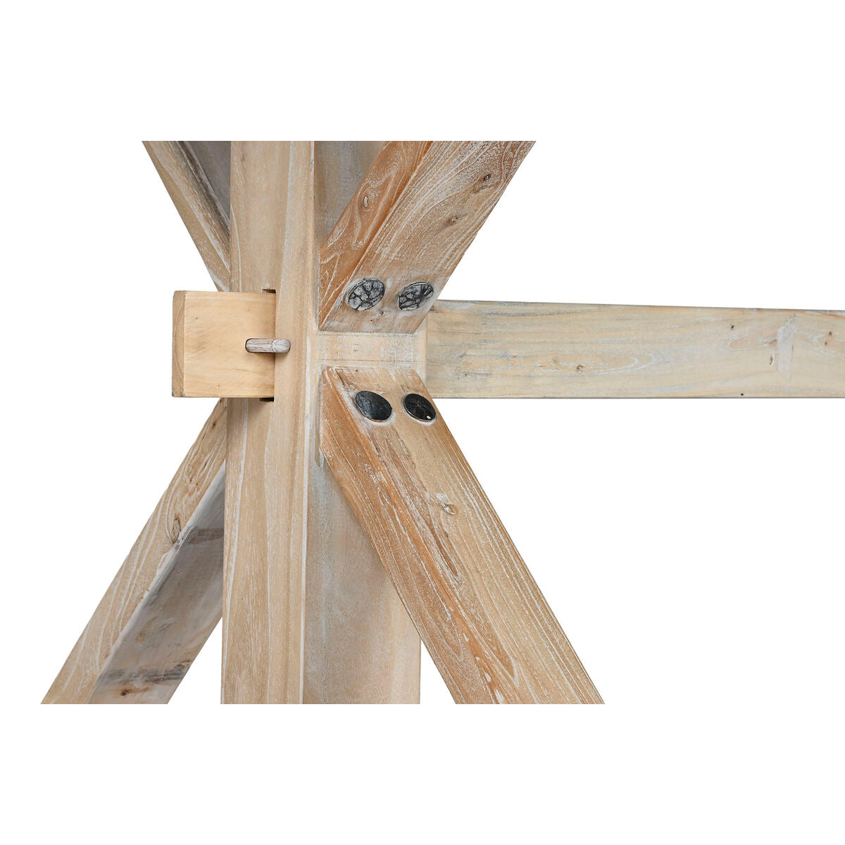 Mesa de comedor de madera de olmo reciclada, 180 x 90 cm — imagen 6