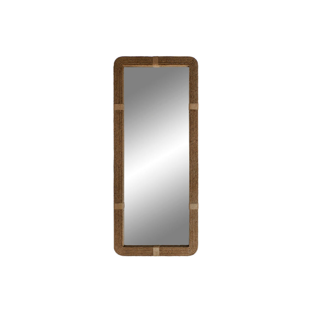 Espejo de pared rectangular con cuerda, 66 x 3,5 x 153 cm