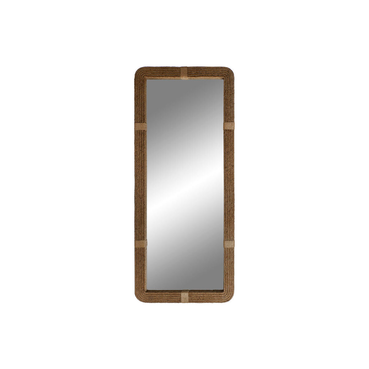 Espejo de pared rectangular con cuerda, 66 x 3,5 x 153 cm