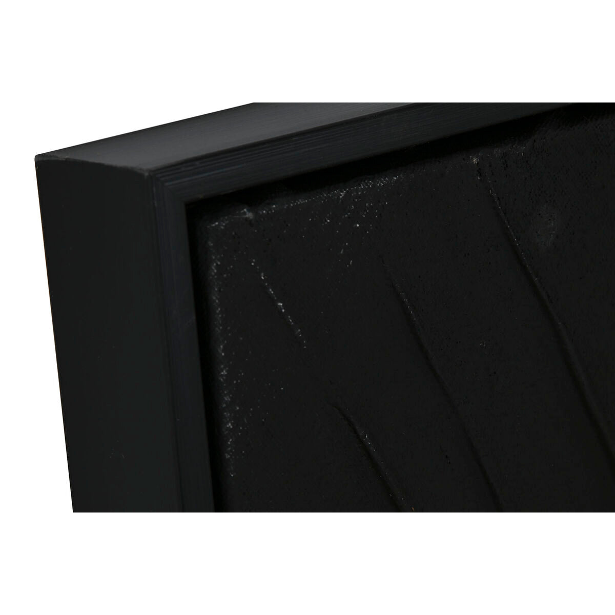 Cuadro lienzo 3D en yeso, negro y beige — imagen 5