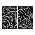 Cuadro lienzo 3D de foam, diseño moderno, 83 x 4 x 123 cm