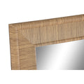 Espejo de pared beige y natural de cristal (2 unidades)