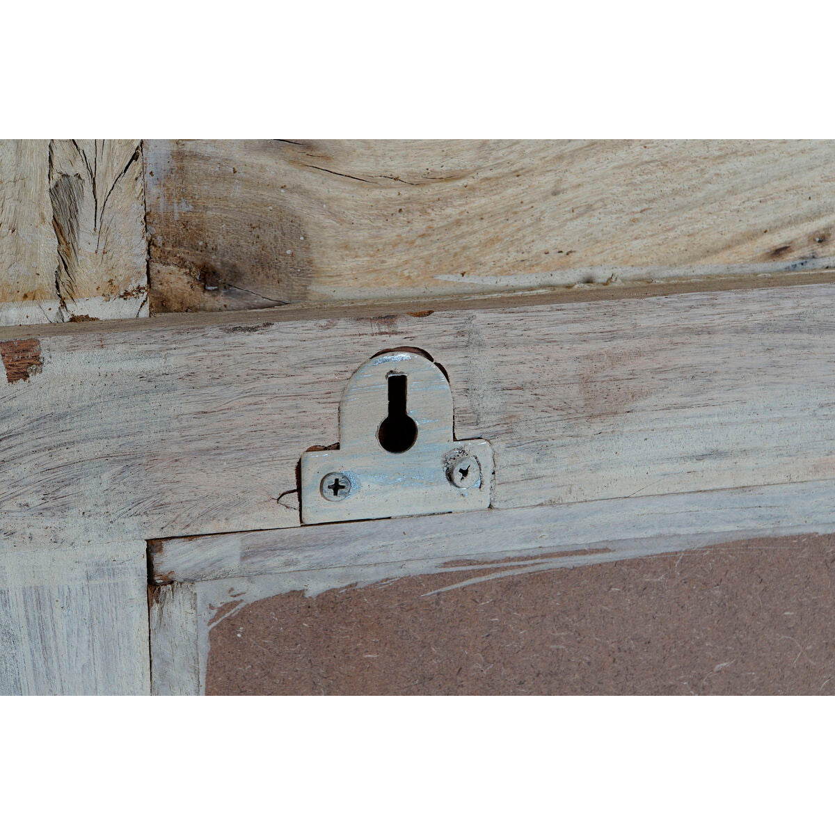 Espejo de pared rectangular de teca, 160 x 12 x 110 cm — imagen 4