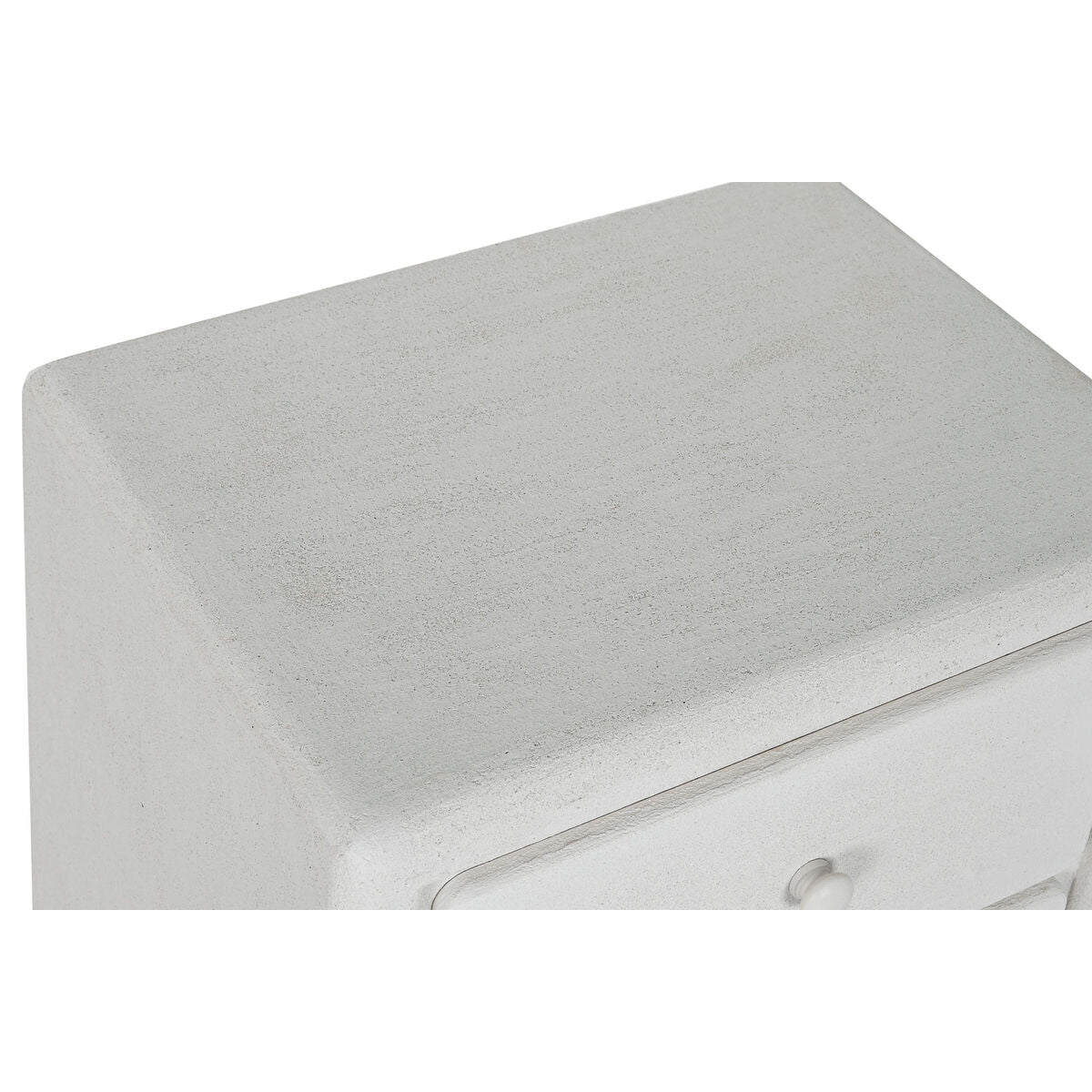 Mesita de noche de madera MDF blanca, diseño moderno — imagen 3