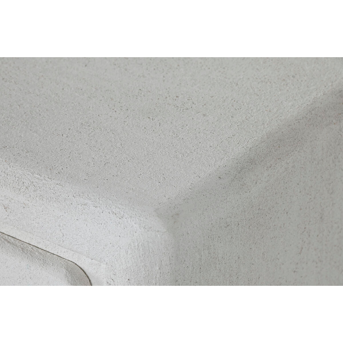 Mesita de noche de madera MDF blanca, diseño moderno — imagen 4