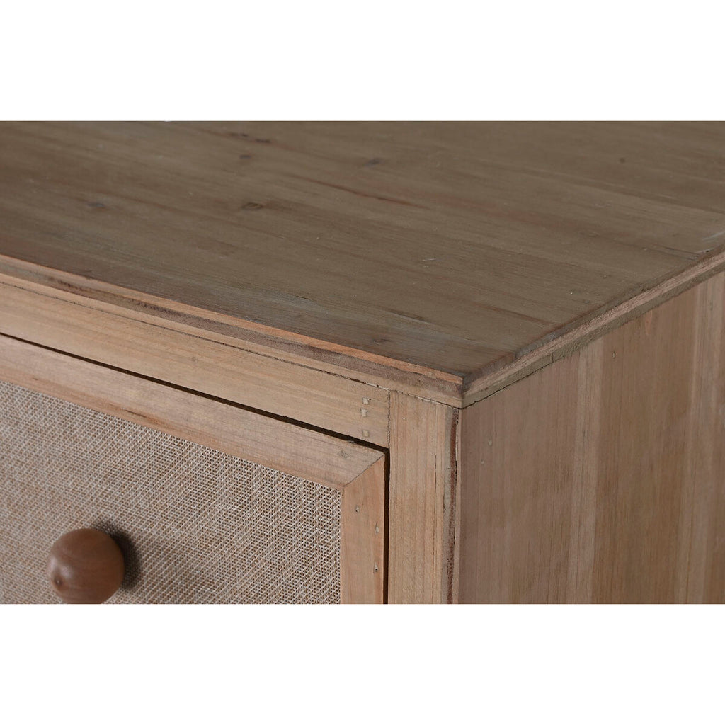 Cajonera de abeto y lino de estilo tradicional, 138 cm — imagen 5