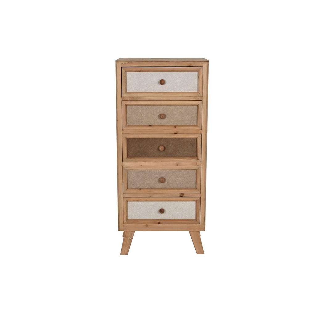 Cajonera tradicional de lino y madera de abeto, 48 cm — imagen 4