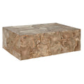 Mesa de centro de madera de teca natural, 120 cm