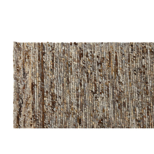 Alfombra marrón de algodón, poliéster y lana, 160 x 230 cm — imagen 2