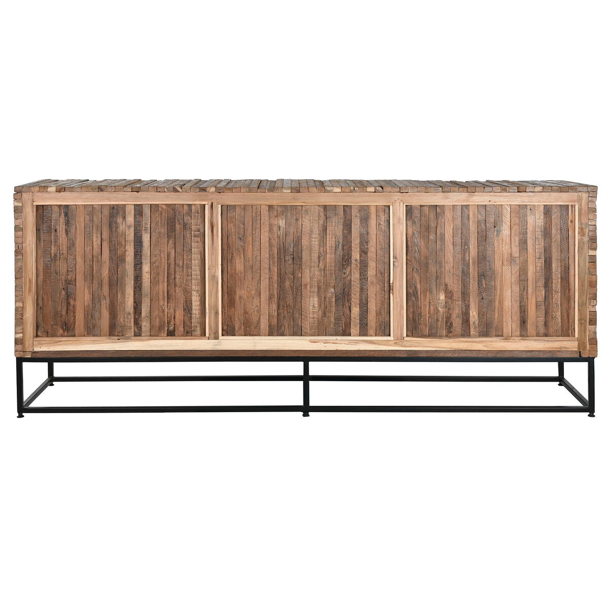 Aparador de madera de teca con 2 puertas, 200 x 45 x 82 cm — imagen 3