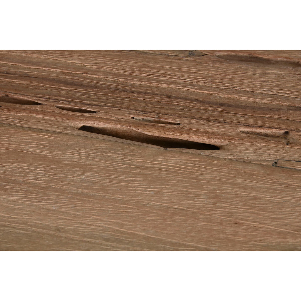Mesa de comedor redonda de madera de teca, 160 x 160 x 78 cm — imagen 5