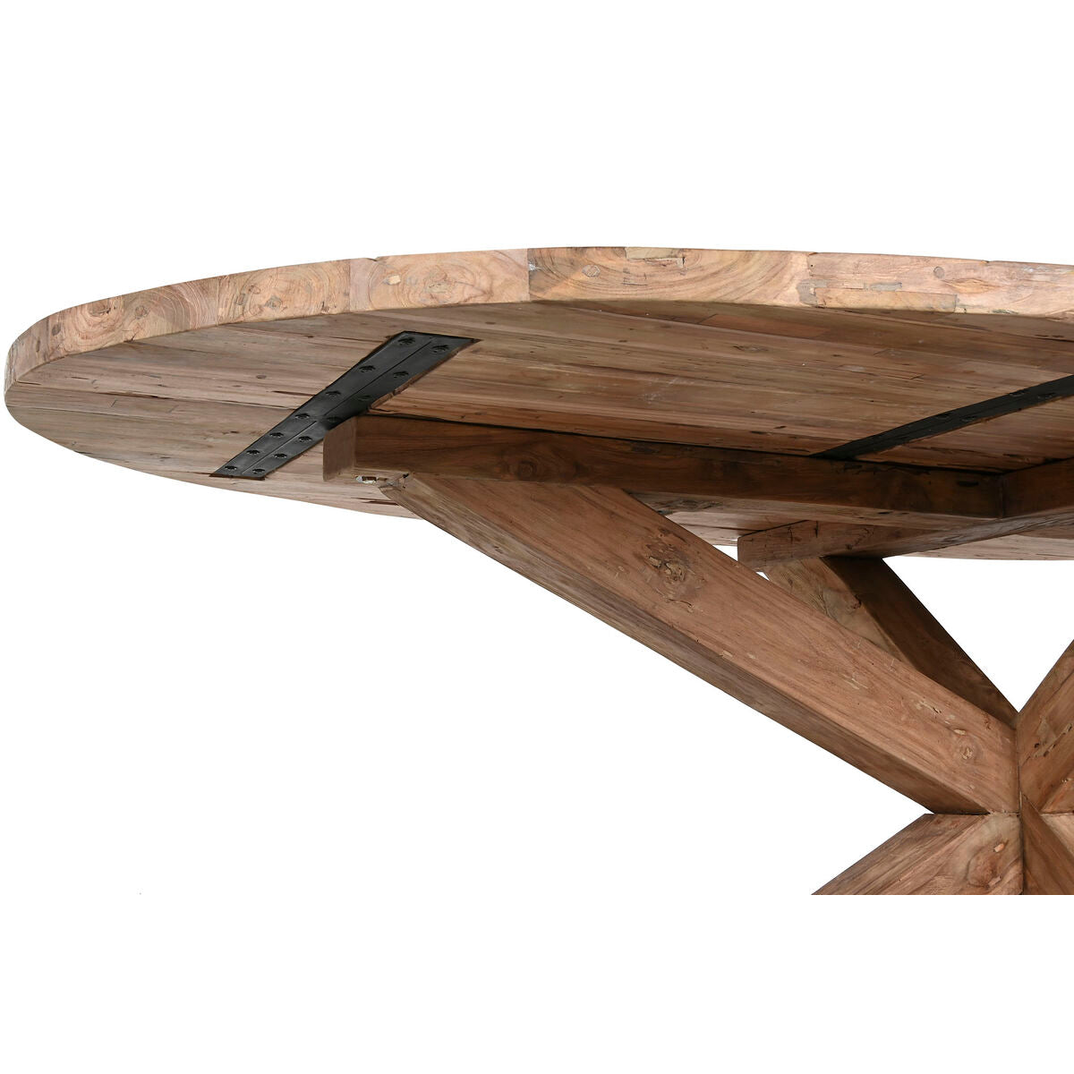 Mesa de comedor de madera de teca, 220 x 120 x 78 cm — imagen 5