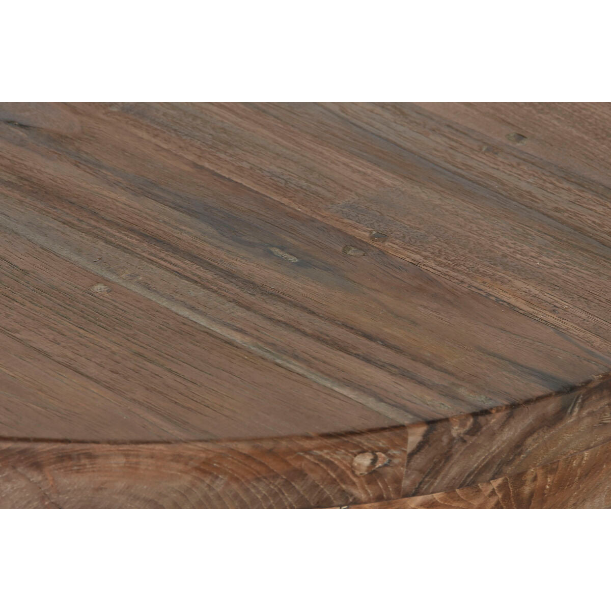 Mesa de comedor natural de madera de teca, 220 x 110 x 78 cm — imagen 4