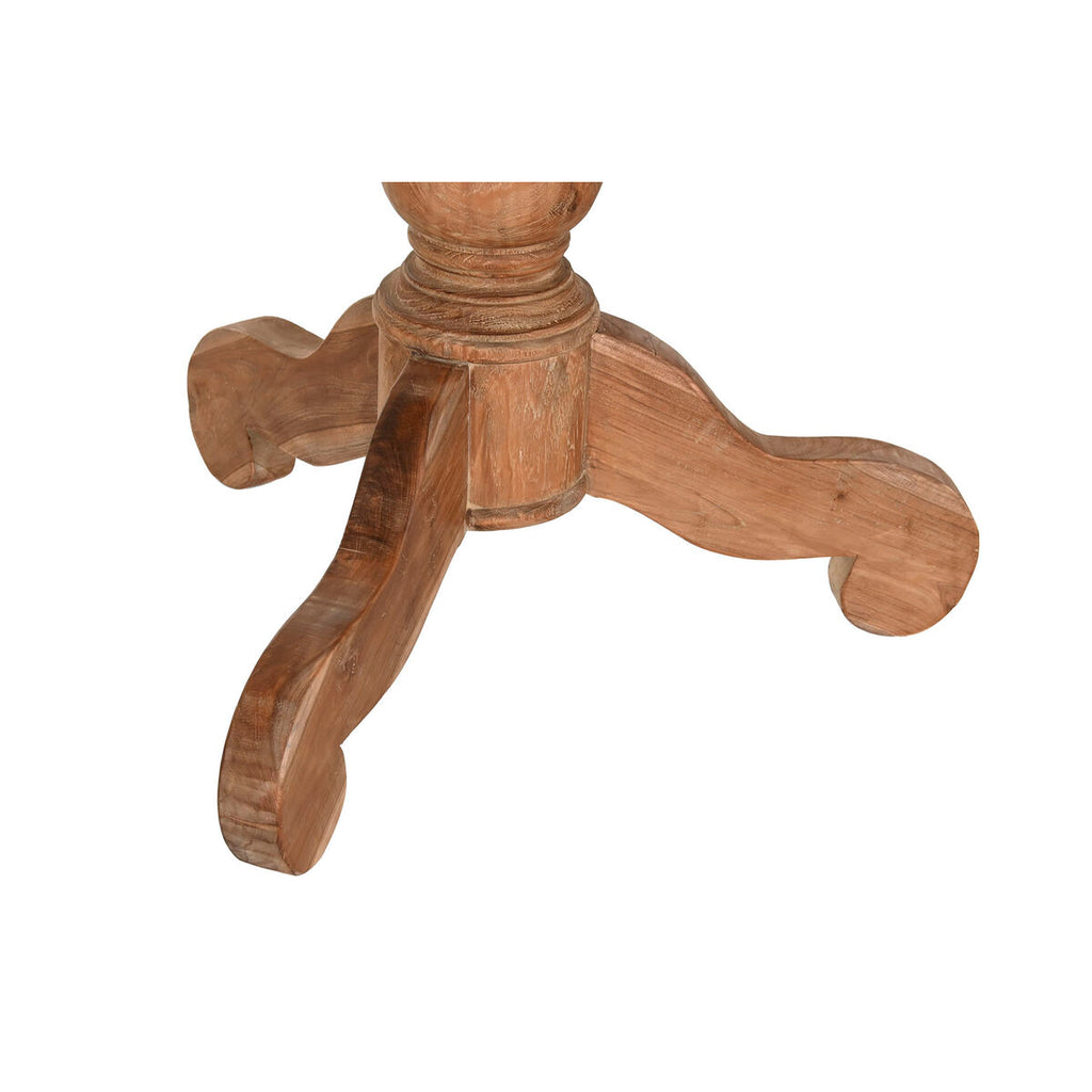 Mesa de comedor natural de madera de teca, 220 x 110 x 78 cm — imagen 6