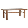 Mesa de comedor de madera de teca, 220 x 90 x 78 cm