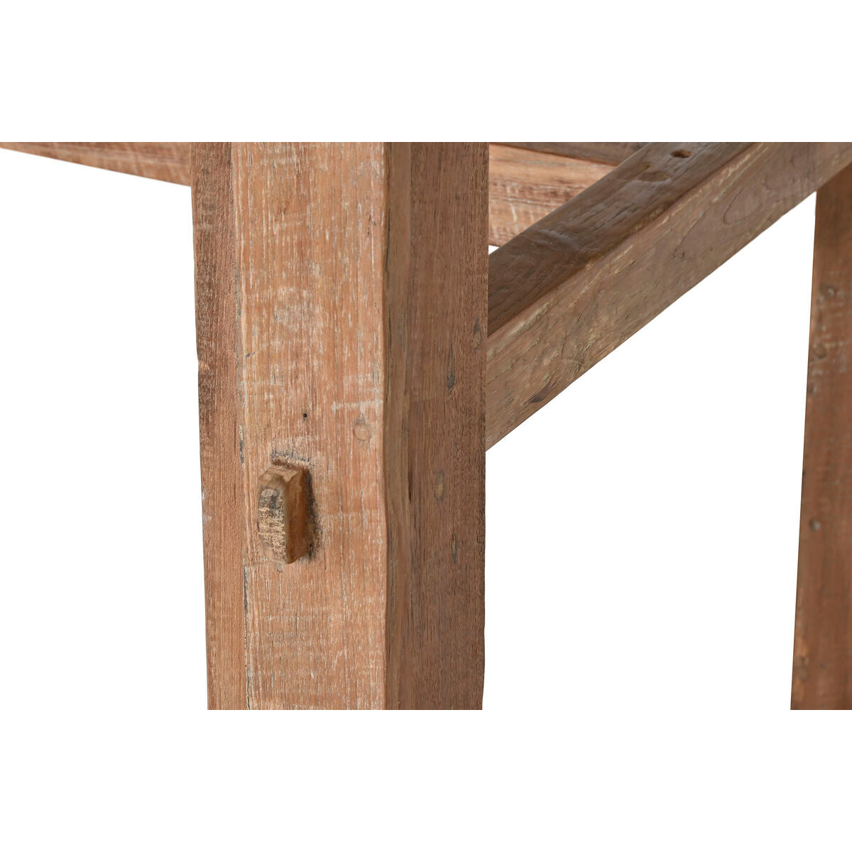 Mesa de comedor de madera de teca, 220 x 90 x 78 cm — imagen 4