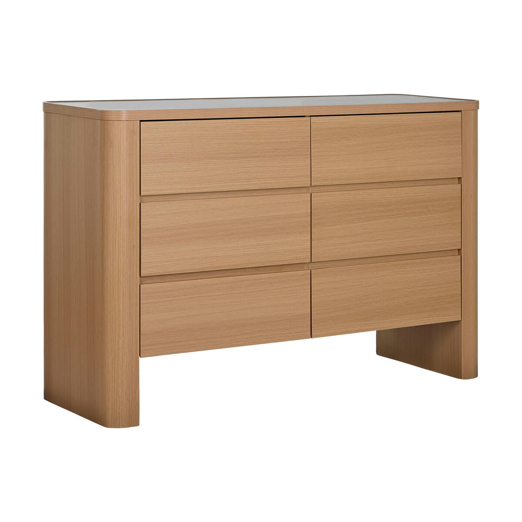 Cajonera moderna de mármol y madera MDF, 120 x 40 x 80 cm