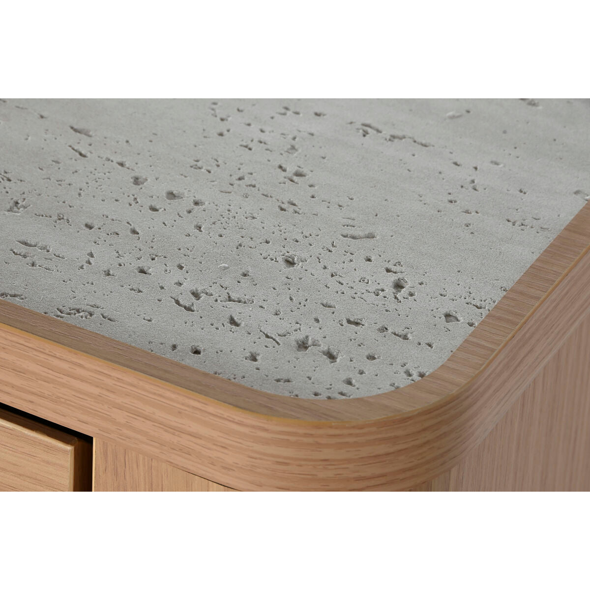 Cajonera moderna de mármol y madera MDF, 120 x 40 x 80 cm — imagen 5