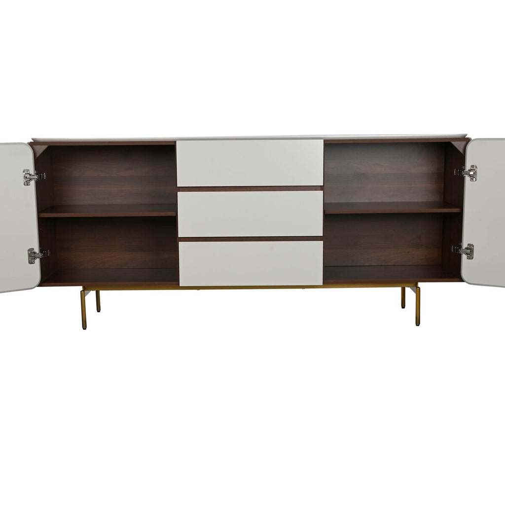 Aparador moderno de madera con 2 puertas y 3 cajones, 183 cm — imagen 4