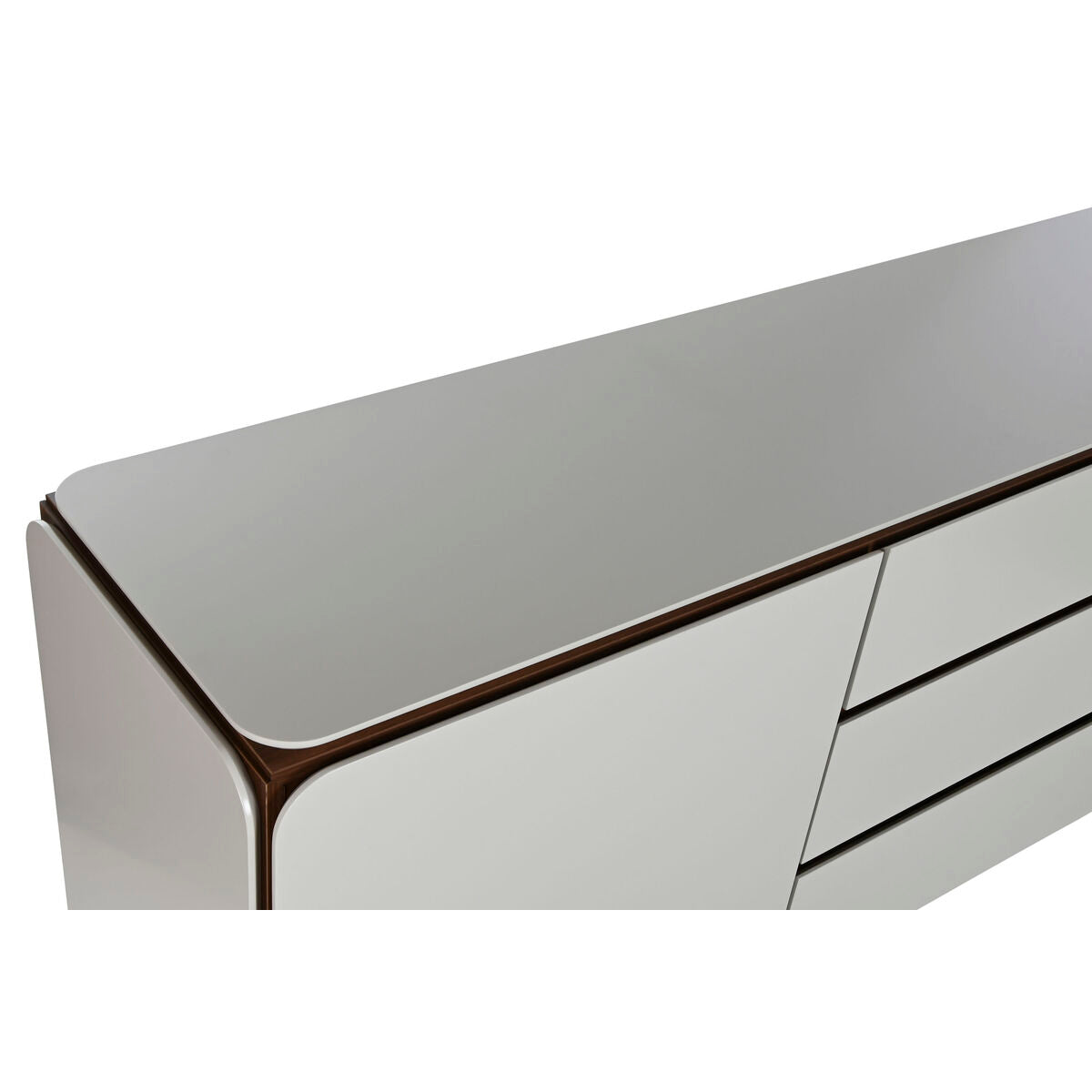 Aparador moderno de madera con 2 puertas y 3 cajones, 183 cm — imagen 5