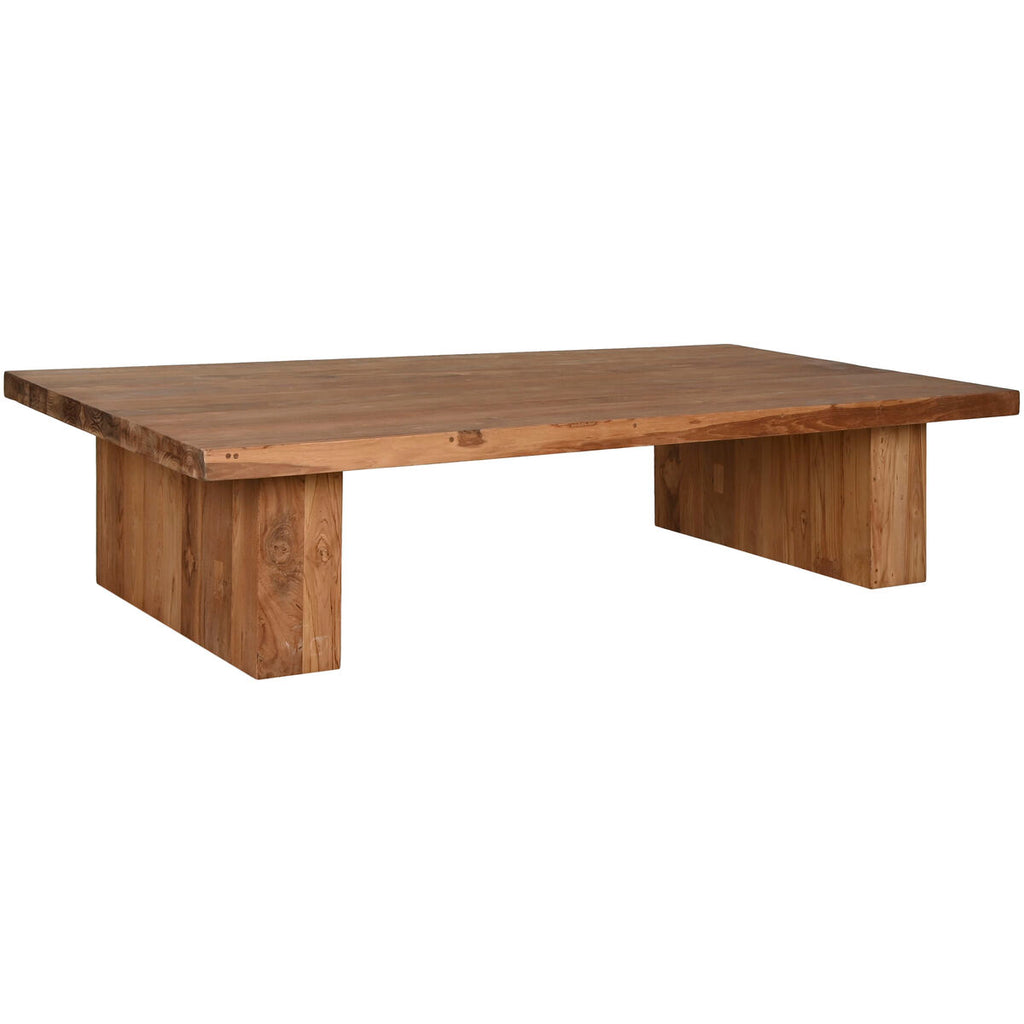 Mesa de centro de madera de teca
