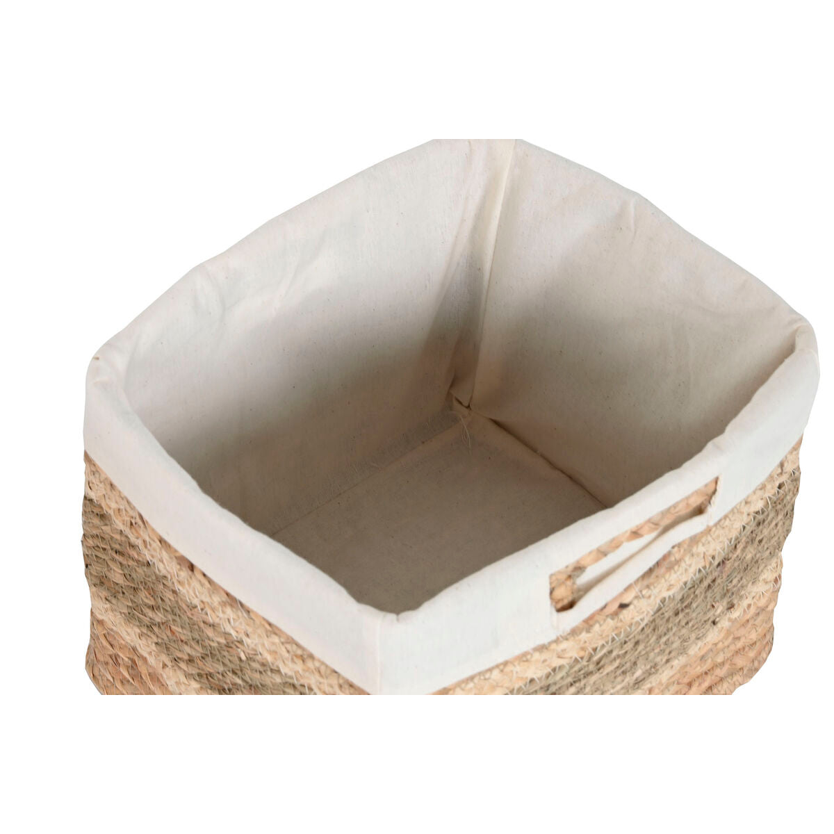 Juego de 3 cestas tropicales de hierba marina, natural — imagen 2