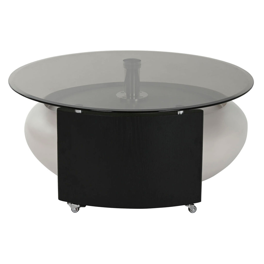 Mesa de centro de cristal y madera MDF, 85 x 120 x 37 cm — imagen 11