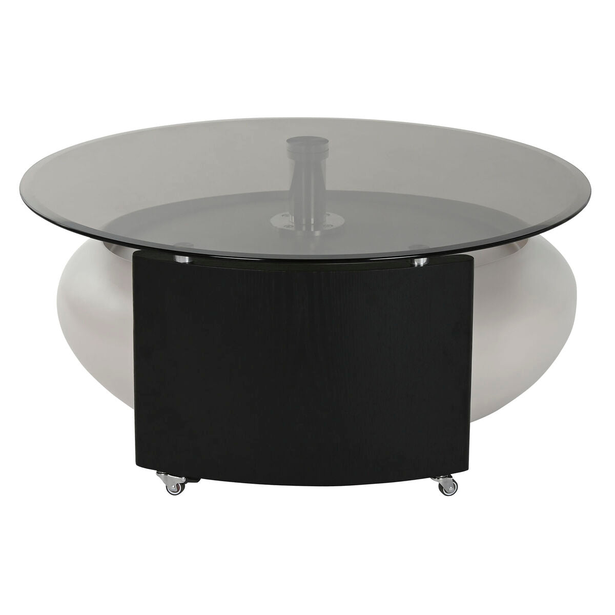 Mesa de centro de cristal y madera MDF, 85 x 120 x 37 cm — imagen 11