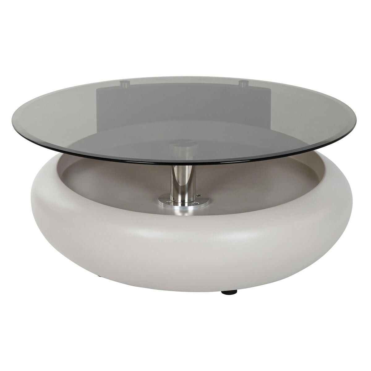 Mesa de centro de cristal y madera MDF, 85 x 120 x 37 cm — imagen 10