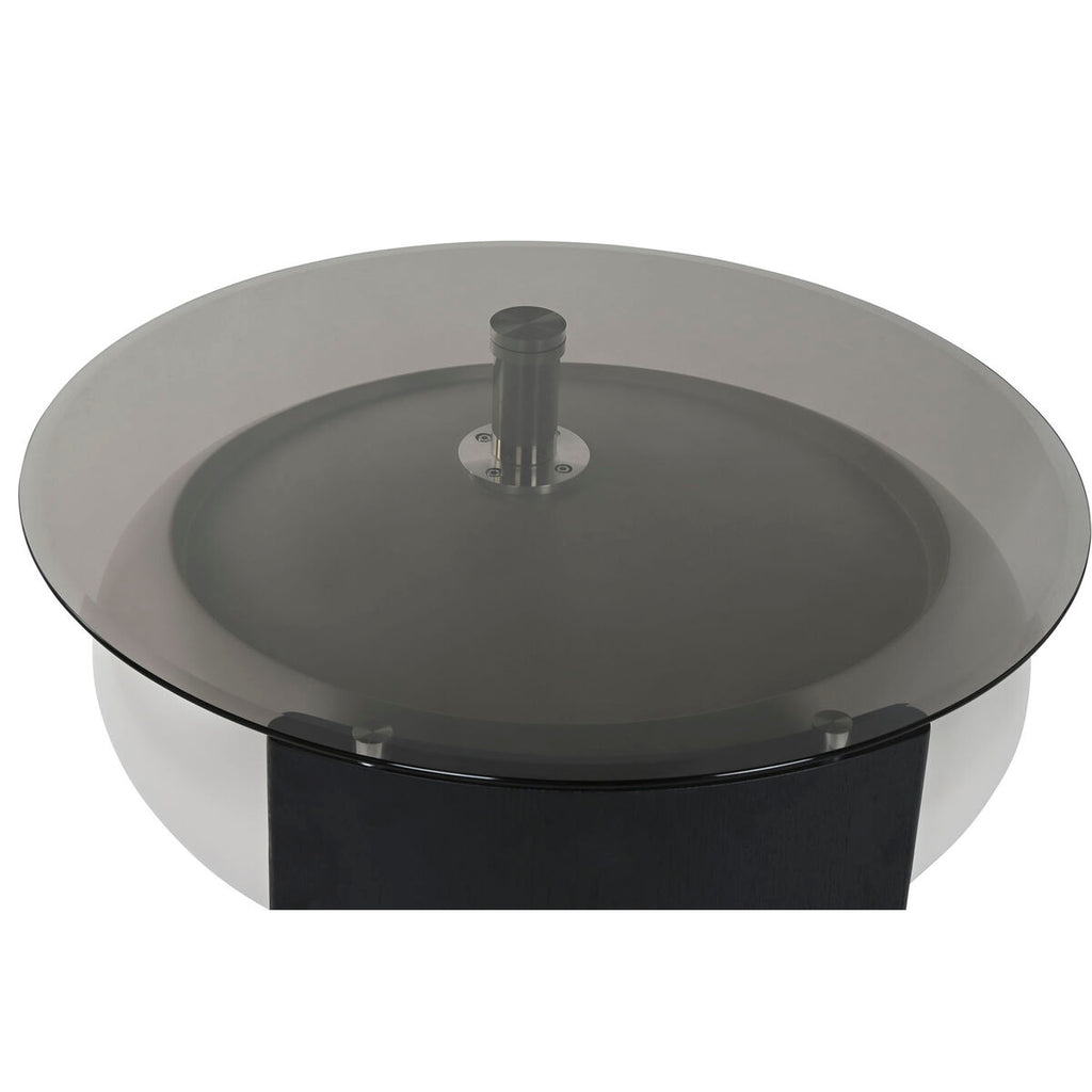 Mesa de centro de cristal y madera MDF, 85 x 120 x 37 cm — imagen 3
