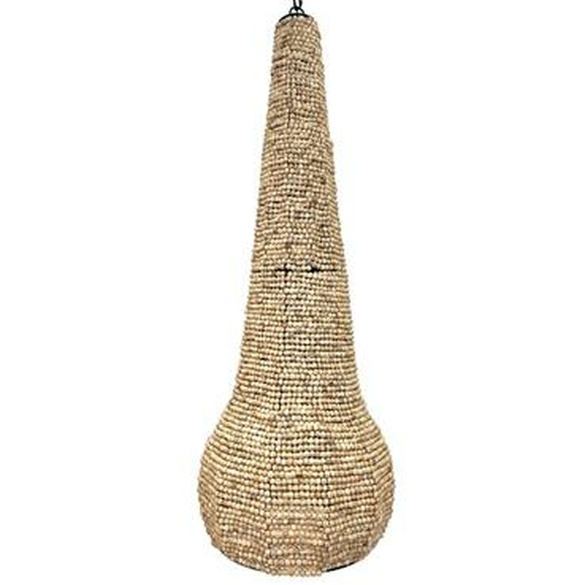 Lámpara de techo de madera y metal, diseño de bolas
