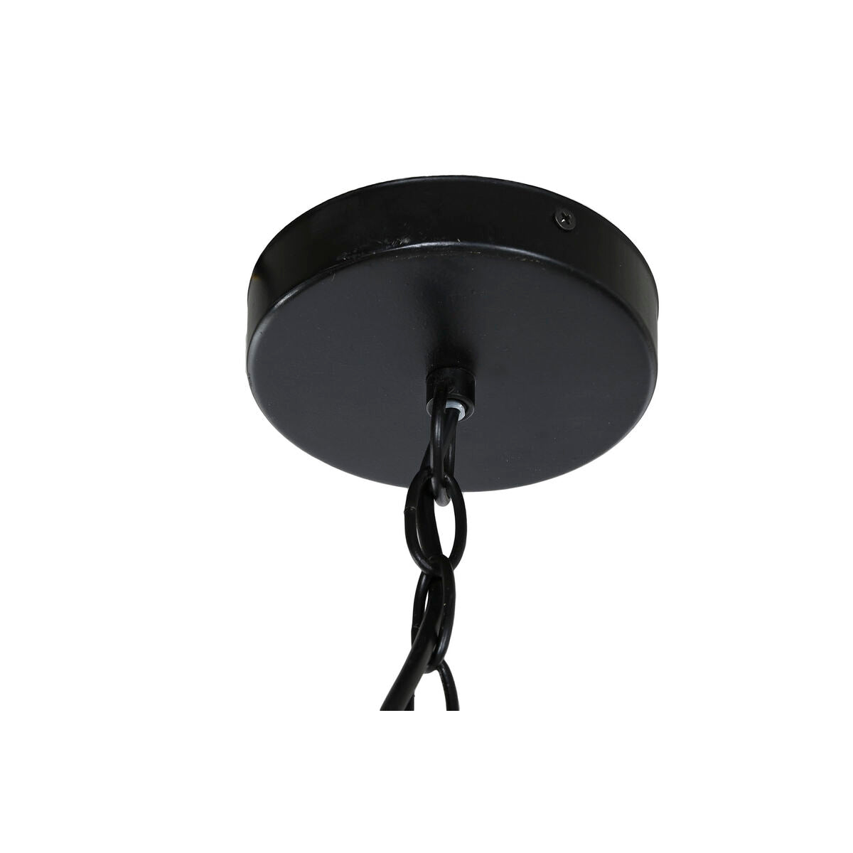 Lámpara de techo de madera y metal, diseño de bolas — imagen 5
