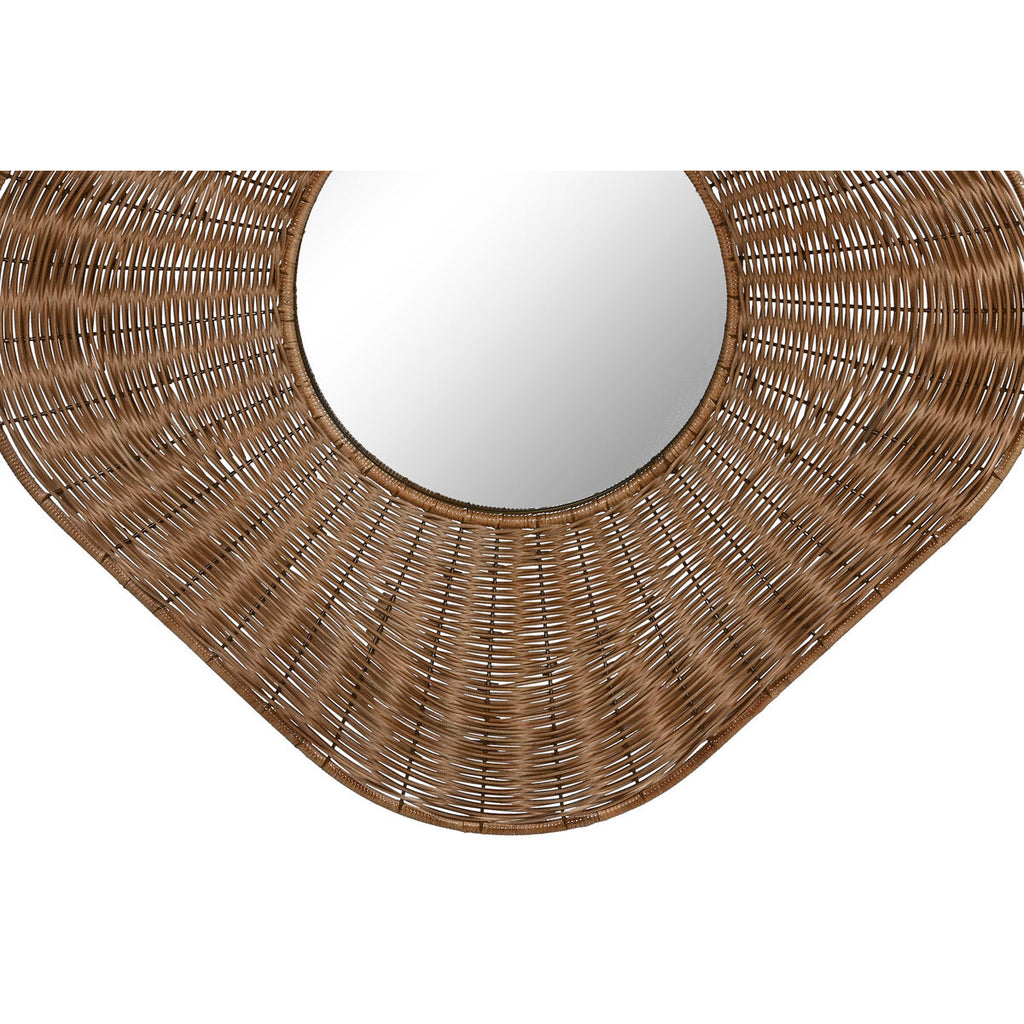 Espejo de pared redondo de ratán, diseño Bali, 102 cm — imagen 3