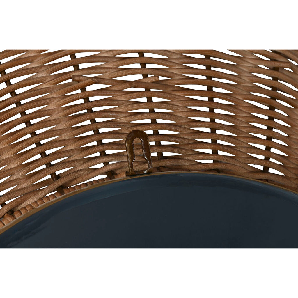 Espejo de pared redondo de ratán, diseño Bali, 102 cm — imagen 4