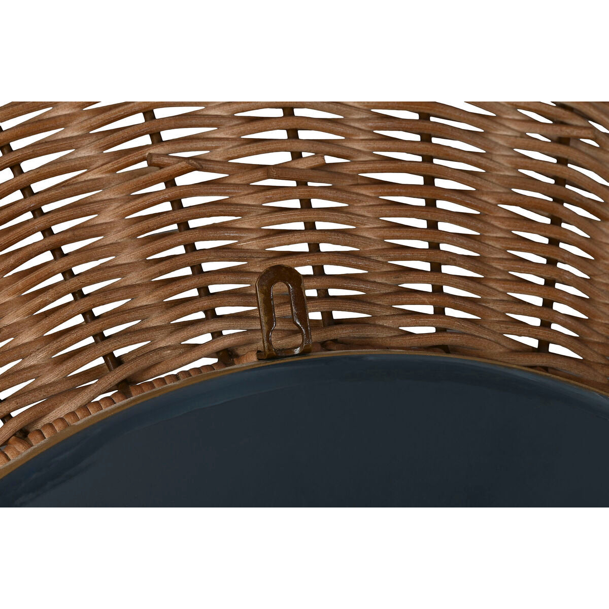 Espejo de pared redondo de ratán, diseño Bali, 102 cm — imagen 4