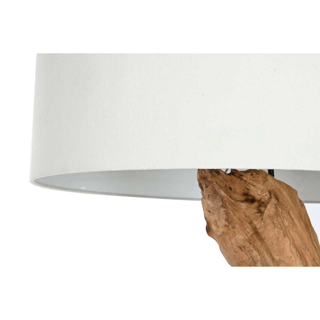 Lámpara de techo de hierro y madera de teca, 65 x 65 x 50 cm — imagen 2