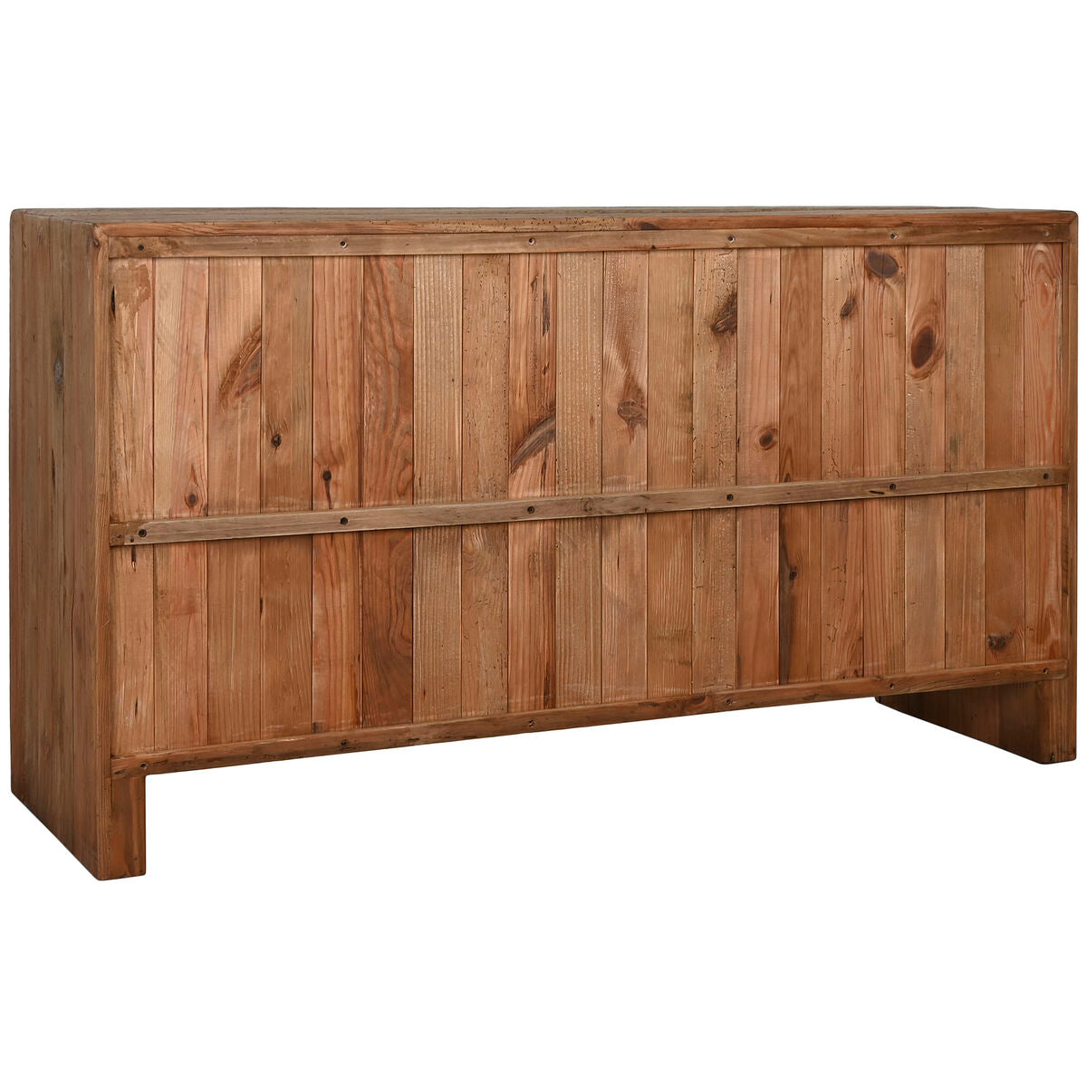 Cómoda natural de pino y madera reciclada, 161 x 48 x 90 cm — imagen 6