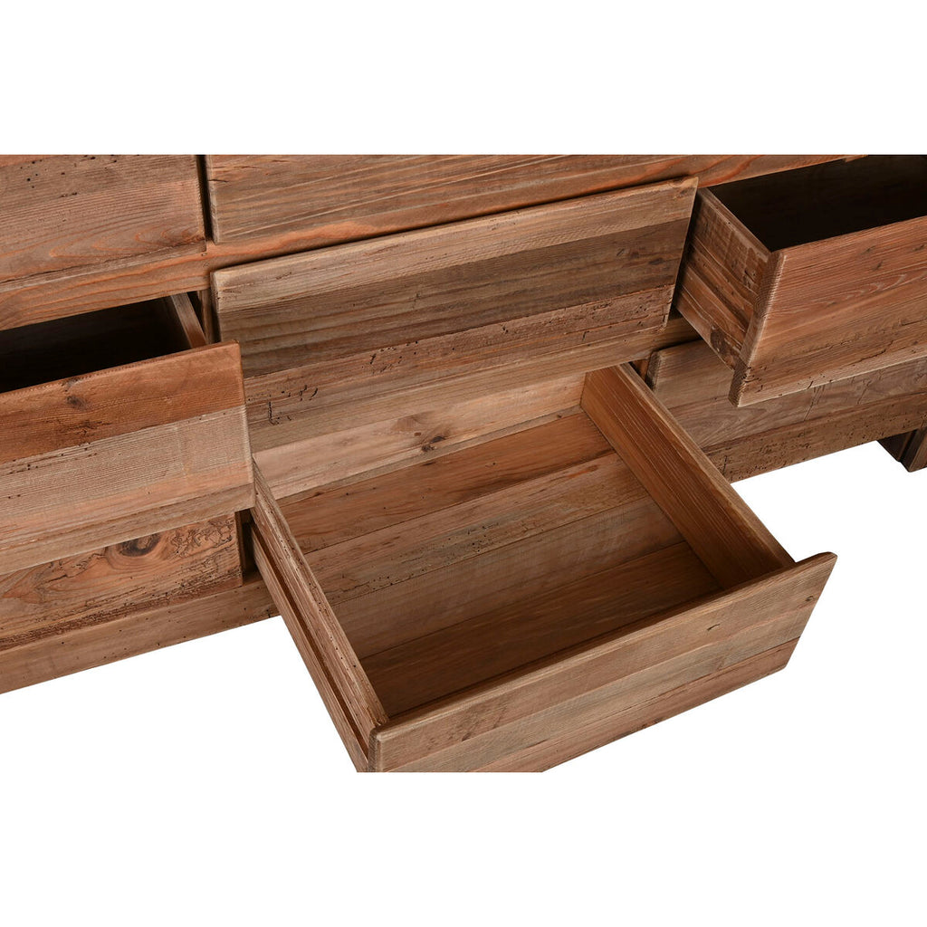 Cómoda natural de pino y madera reciclada, 161 x 48 x 90 cm — imagen 2