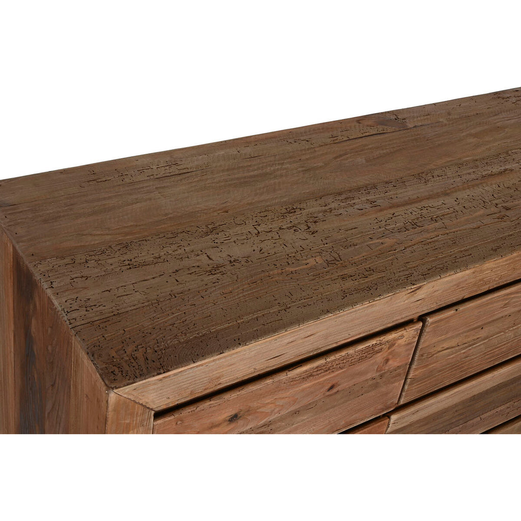 Cómoda natural de pino y madera reciclada, 161 x 48 x 90 cm — imagen 3