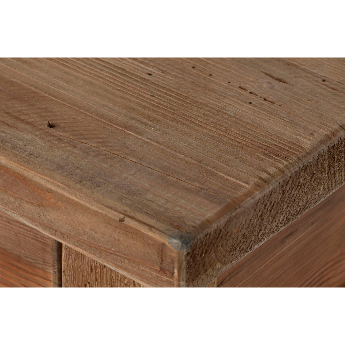 Mesa de centro de madera reciclada de pino, natural — imagen 4