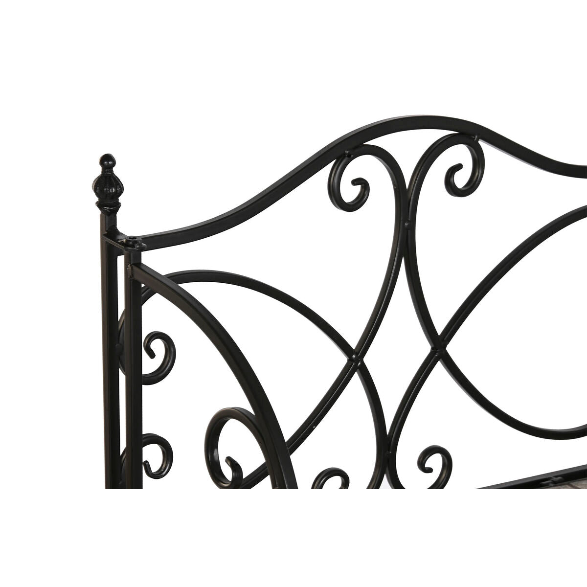 Estantería mosaico negra de cerámica y forja, 3 estantes — imagen 4