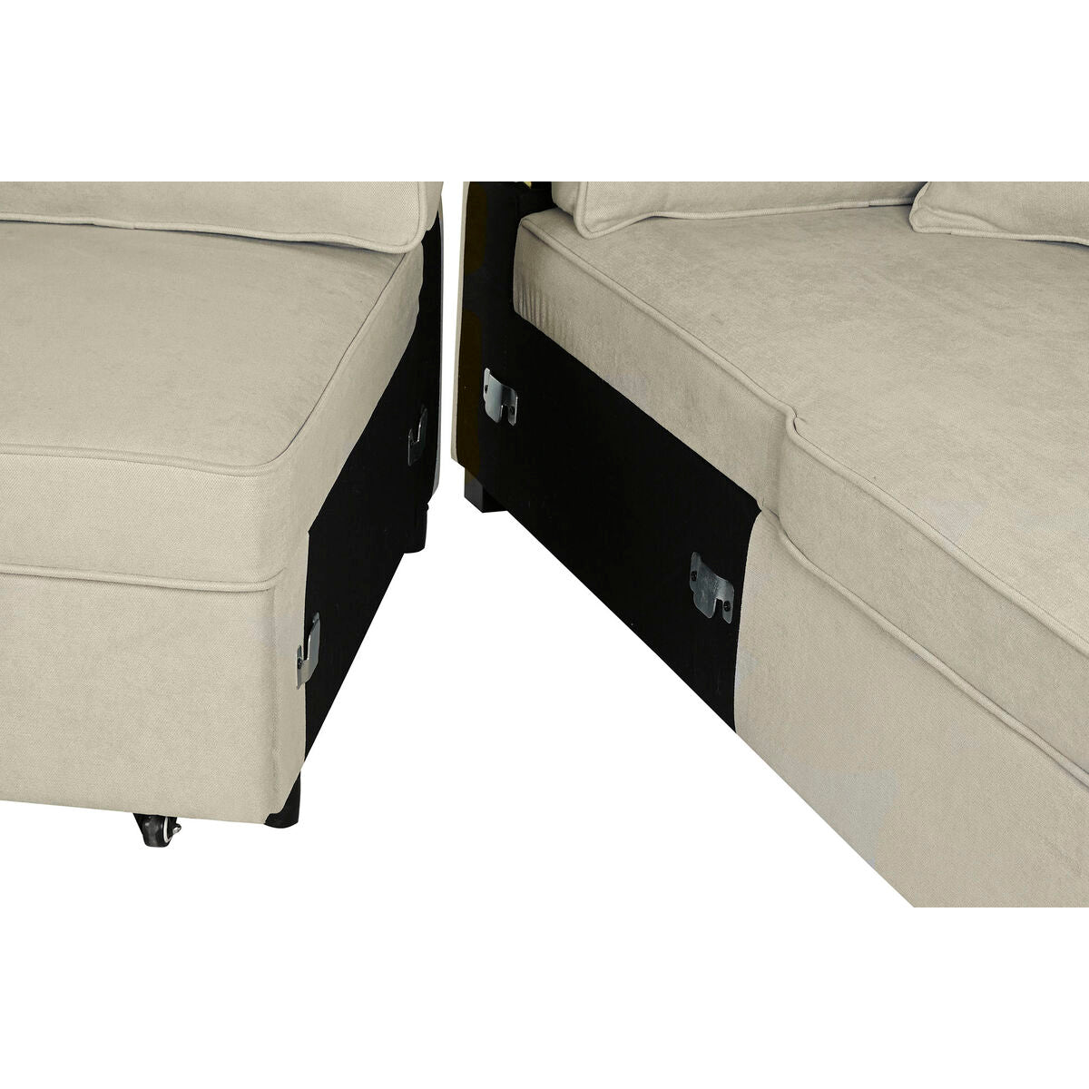 Sofá cama moderno color arena, 298 x 154 x 92 cm — imagen 3