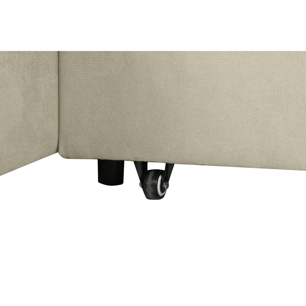 Sofá cama moderno color arena, 298 x 154 x 92 cm — imagen 8