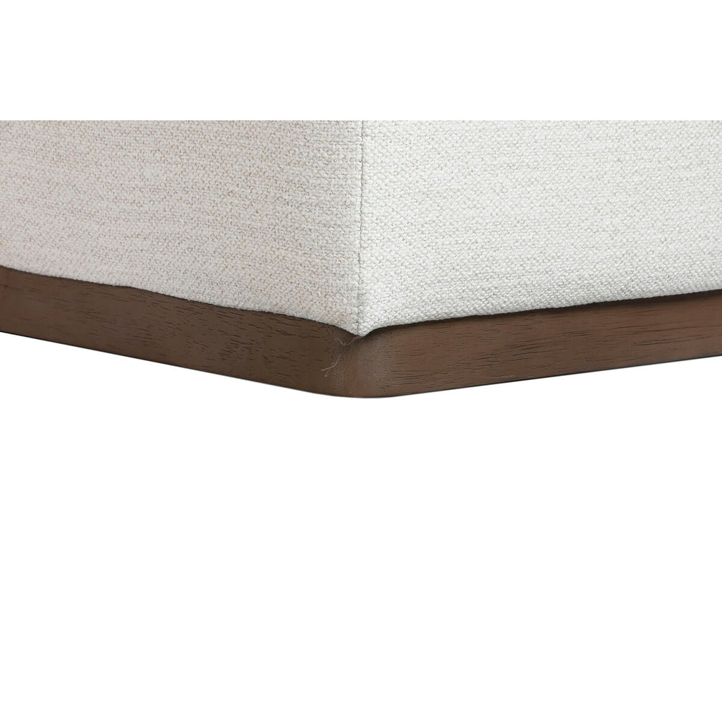 Sofá escandinavo crema de madera y poliéster, 279 x 171 x 72 cm — imagen 8