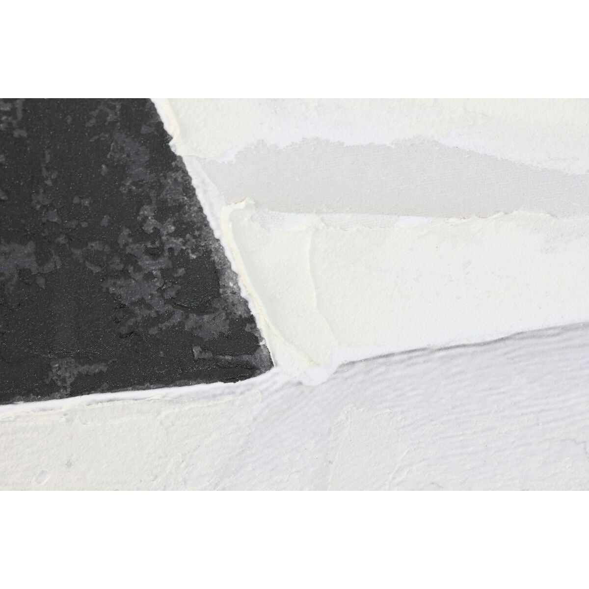 Cuadro abstracto de madera y lienzo, 103 x 4,3 x 143 cm — imagen 3