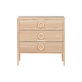Cómoda de abeto y madera MDF, estilo romántico, 78 x 40 x 80 cm