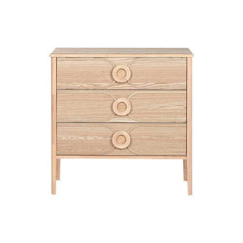 Cómoda de abeto y madera MDF, estilo romántico, 78 x 40 x 80 cm