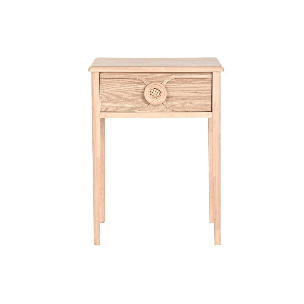 Mesita de noche natural de abeto y MDF, 48 x 35 x 65 cm — imagen 7