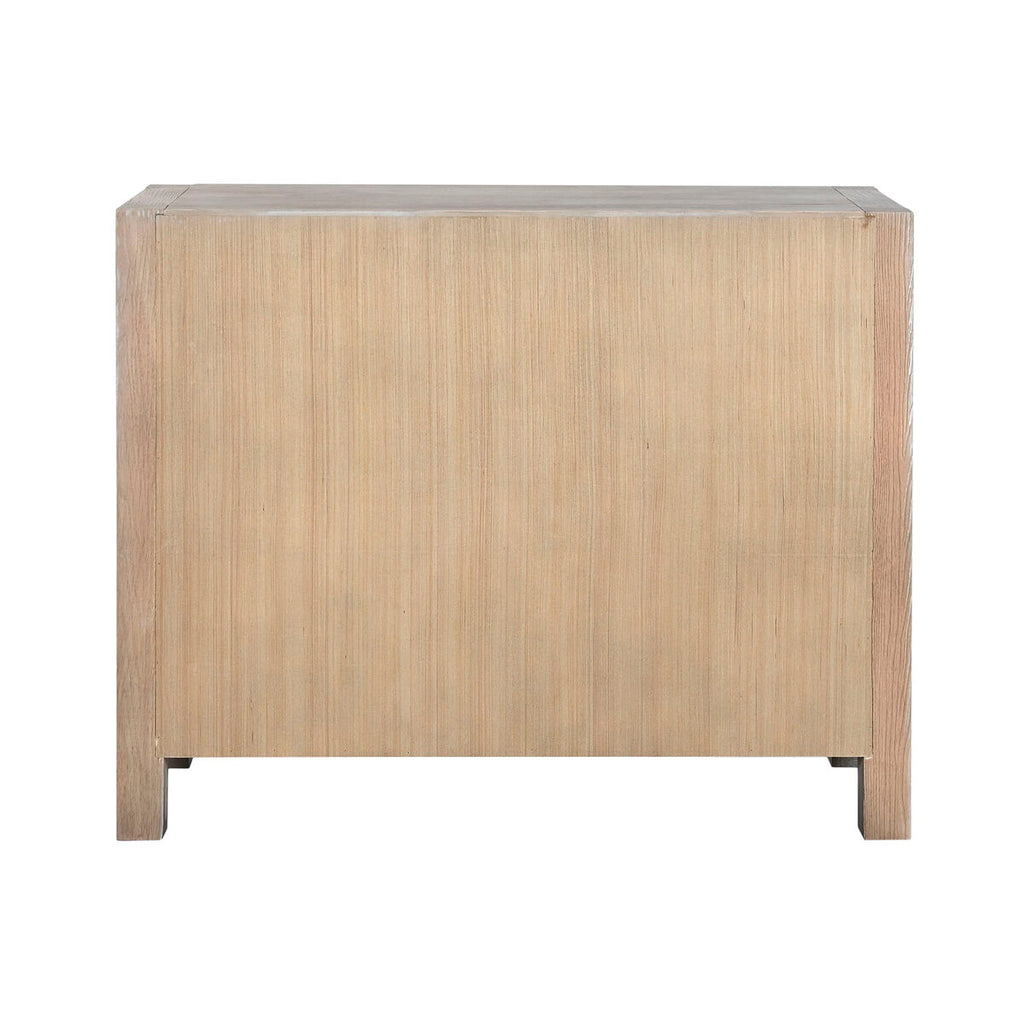 Cajonera romántica doble cara marrón y natural, 100 x 40 x 88 cm — imagen 2