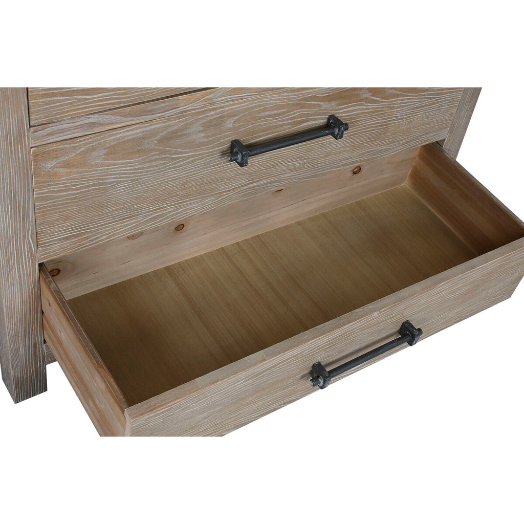 Cajonera romántica doble cara marrón y natural, 100 x 40 x 88 cm — imagen 5